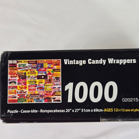 White Mountain Puzzles "Vintage Candy Wrappers" 1000 Piece Jigsaw Puzzle NWT - Picture 6 of 8